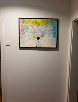 Einzigartiges Leinwandbild mit Rahmen – bruch & Hoffnung“ – handgemaltes Original Zum Verkauf steht ein einmaliges, handgemaltes Kunstwerk auf Leinwand, bereits eingerahmt - Eicklingen