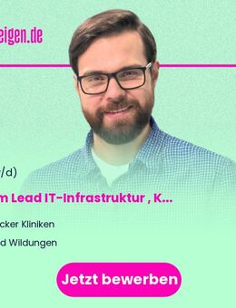 Team Lead IT-Infrastruktur (m/w/d), Klinikdienst Werner Wicker GmbH & Co. KG - Bad Wildungen