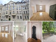 Charmante 3-R-Whg. im sanierten Altbau mit Dielen, Stuck, Balkon, 2 Öfen, Keller - Leipzig