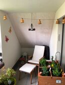 Bequemer Garten-Klappstuhl mit Fussstütze in 8472