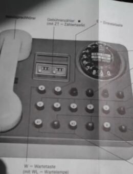 Vermittlungsapparat für Telefonanlage - TE KA DE Mittlere Wählanlage II V (2/5/1) - Reinheim
