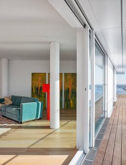 Wohnen über den Dächern Hamburgs: Exklusive Vier-Zimmer-Wohnung auf der Strandkaispitze - Hamburg