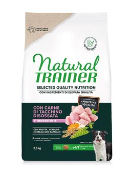Natural Trainer Selected Quality Nutrition Adult Medium & Maxi Pute - 2,5 kg