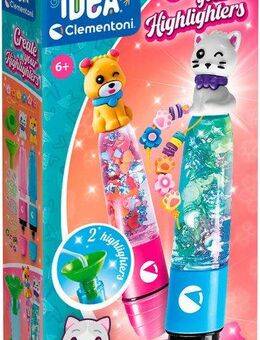 Clementoni® Kreativset Idea, Deine Textmarker-Kreationen - Süße Tierfreunde