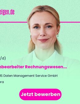 Sachbearbeiter Rechnungswesen (m/w/d) - Gera
