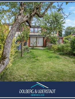 Ruhige Lage: Reihenmittelhaus mit attraktivem Garten sowie Wintergarten und Garage. - Hamburg