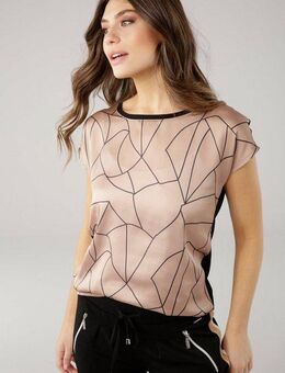 Laura Scott Shirtbluse aus glänzendem Satin