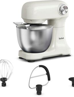 Tefal Küchenmaschine QB140A Bake Easy, 500 W, 3,5 l Schüssel, 12 Geschwindigkeiten + Pulse, planetarisches Rührsystem, 3,5 L