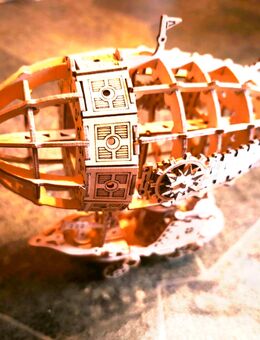 Holzmodell Luftschiff - Mücheln (Geiseltal)