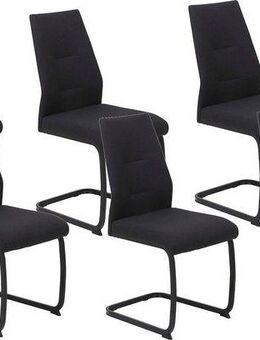 HELA Freischwinger Ariana, Esszimmerstuhl (Set, 6 St), Zertifizierter "Waterfree" Stoff - sehr Robust, 140 kg belastbar