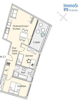 Ansprechende Wohnanlage im Nürnberg Nord: 60 stilvolle Neubau-ETW und 10 Büroeinheiten in Stadtlage! - Nürnberg