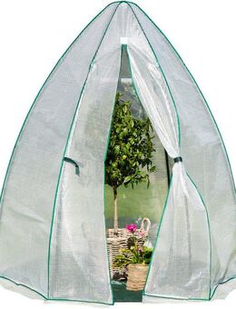 50NRTH Foliengewächshaus Olive, BxTxH: 160 x 160 x 183 cm, Überwinterungszelt