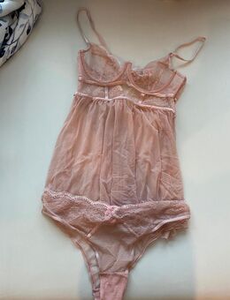 Hunkemöller Dessous Neglige Babydoll Größe 80B M pink nude - Stuttgart