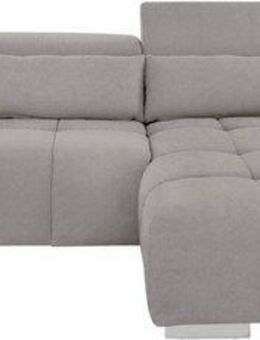 COTTA Ecksofa Orion L-Form, mit 2x Kopfteilverstellung & 3 Nierenkissen