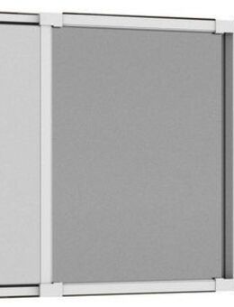 hecht international Insektenschutz-Fensterrahmen COMFY SLIDE XL, BxH: 75x100 cm, Rahmen: weiß, Gewebe: anthrazit