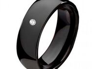 Damenring Wolframring DW154 mit Zirkonia - Aholming