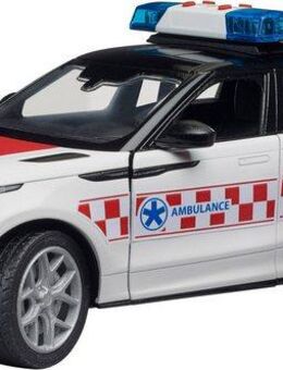 Bruder® Spielzeug-Auto Range Rover Velars Notarzt 1:16 mit Notarztfigur (02885), Mit Licht und Sound, Made in Europe