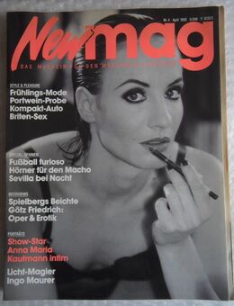 Anna Maria Kaufmann intim - New mag Nr. 4 - Sonderausgabe April 1992 (VG+) - Groß Gerau