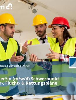Bauzeichner*in (m/w/d) Schwerpunkt Feuerwehr-, Flucht- & Rettungspläne - Mainz