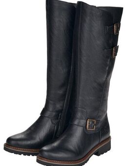 Remonte Winterstiefel, Blockabsatz, Langschaftstiefel, Wechselfußbett, XL-Schaft