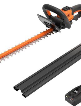 Worx Akku-Heckenschere WG261E, 44 cm Schwertlänge, 16 mm Zahnabstand, inkl. Akku und Ladegerät