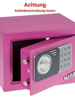 HMF Safe Tresor klein mit Zahlenschloss Möbeltresor pink #2353 - Birkenfeld (Baden-Württemberg)