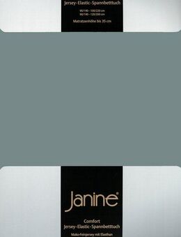 Janine Spannbettlaken ELASTIC 5002, Jersey-Elasthan, Gummizug: rundum, (1 Stück), für Matratzen bis 35 cm Höhe, 95% Baumwolle, hochwertig, langlebig