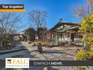 Wohnen am Weinberg! Bungalow in asiatischem Stil - FALC Immobilien - Bestensee