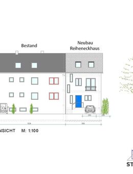Exklusiver Neubau! Zeitgemäßes Reiheneckhaus auf großem sonnigen Grundstück - Langenbach (Bayern)