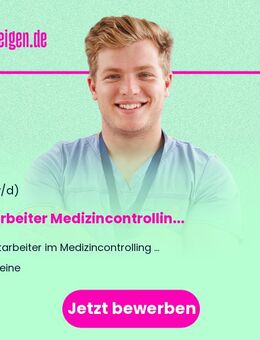 Mitarbeiter (m/w/d) Medizincontrolling / Klinische Kodierfachkraft - Rheine