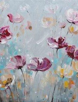 Bönninghoff Ölgemälde, Blumen, Blumenwiese (1 St), jedes Bild ein Unikat, BxH: 140x60 cm