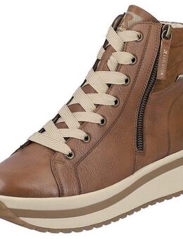 Rieker EVOLUTION Schnürboots, Plateaustiefelette, High Top Sneaker mit zwei Reißverschlüsse