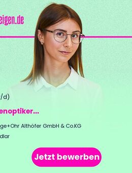 Augenoptiker (m/w/d) - Lindlar