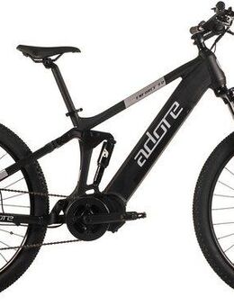 Adore E-Bike Mountainbike Fully 29" Enforce 3.0 Mittelmotor 130NM / 15Ah Schwarz matt, 9 Gang Shimano Cues Schaltwerk, Kettenschaltung, Mittelmotor, 540 Wh