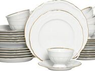 CreaTable Kombiservice Maria Theresia, Kombi-Service 30-tlg (30-tlg), 6 Personen, Porzellan, Traditionelle Porzellanform