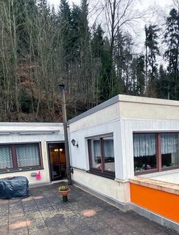 Wohnen wie in einem Haus! 3,5 Zi-Penthouse mit eigenem Eingang, 50m² Terrasse, kleiner Garten. - Bad Liebenzell
