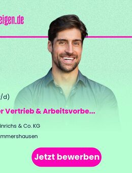 Leiter Vertrieb & Arbeitsvorbereitung (m/w/d) - Dommershausen