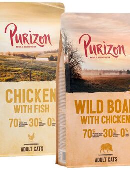 Probiermix Purizon 2 x 400 g - Huhn & Fisch + Wildschwein & Huhn