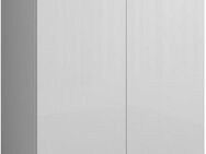 HBZ Schuhschrank Lincoln weiß Glanz, BxHxT 80x120x35 cm (1-St) Schuhschrank mit 2 Türen, 4 Einlegeböden