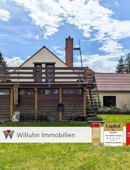 Vielseitiges Gebäudeensemble mit Wasserblick - Wohnen, Vermieten und Arbeiten unter einem Dach! - Naunhof