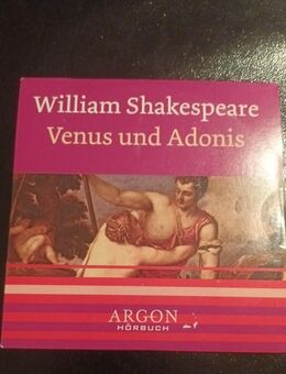 Venus und Adonis Hörbuch auf CD William Shakespeare neu nie geöffnet ovp - Essen