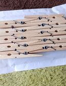 Wäscheklammern aus Holz, 75 mm lang in 56588