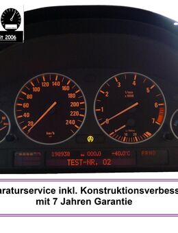 BMW E39 E38 E53 Pixelfehler Reparatur Tacho Kombiinstrument - Borken
