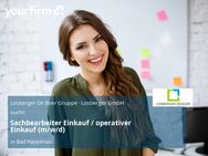 Sachbearbeiter Einkauf / operativer Einkauf (m/w/d) - Bad Rappenau