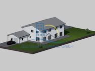 NEUBAU-Doppelhaushälften KFW40 Effizienzhaus „Klimafreundlicher Neubau“ mit 100.000 € Darlehen zum Zinssatz von 0,60 % - Schönau (Bayern)