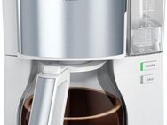 Melitta Filterkaffeemaschine Look Perfection 1025-05 weiß, 1,25l Kaffeekanne, Papierfilter 1x4