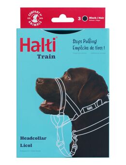 Halti Hunde-Kopfhalfter schwarz - Größe 3: Dobermann, Labrador, Setter