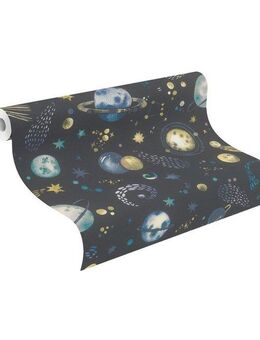 Rasch Kindertapete, glatt, uni, (1 St)