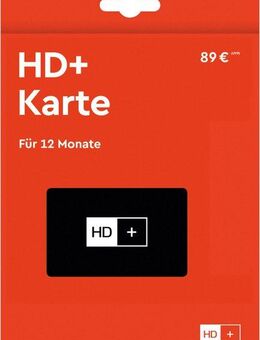 HD Plus HD+ Karte für 12 Monate HD+ Karte