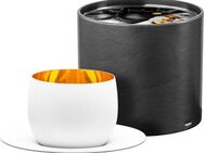 Eisch Germany Cappuccinotasse COSMO PURE WHITE, Kristallglas, mit Echtgold-Veredelung, 300 ml, Made in Germany